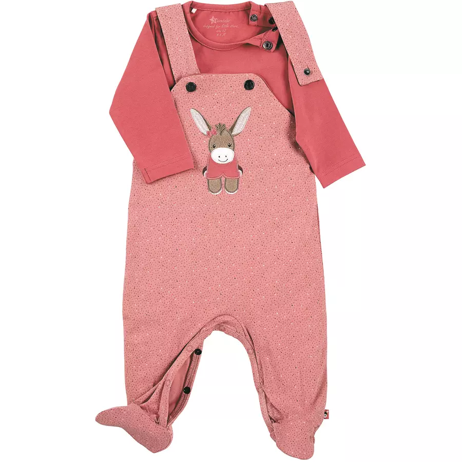 Sterntaler Strampler-Set Jersey Emmily hellrot