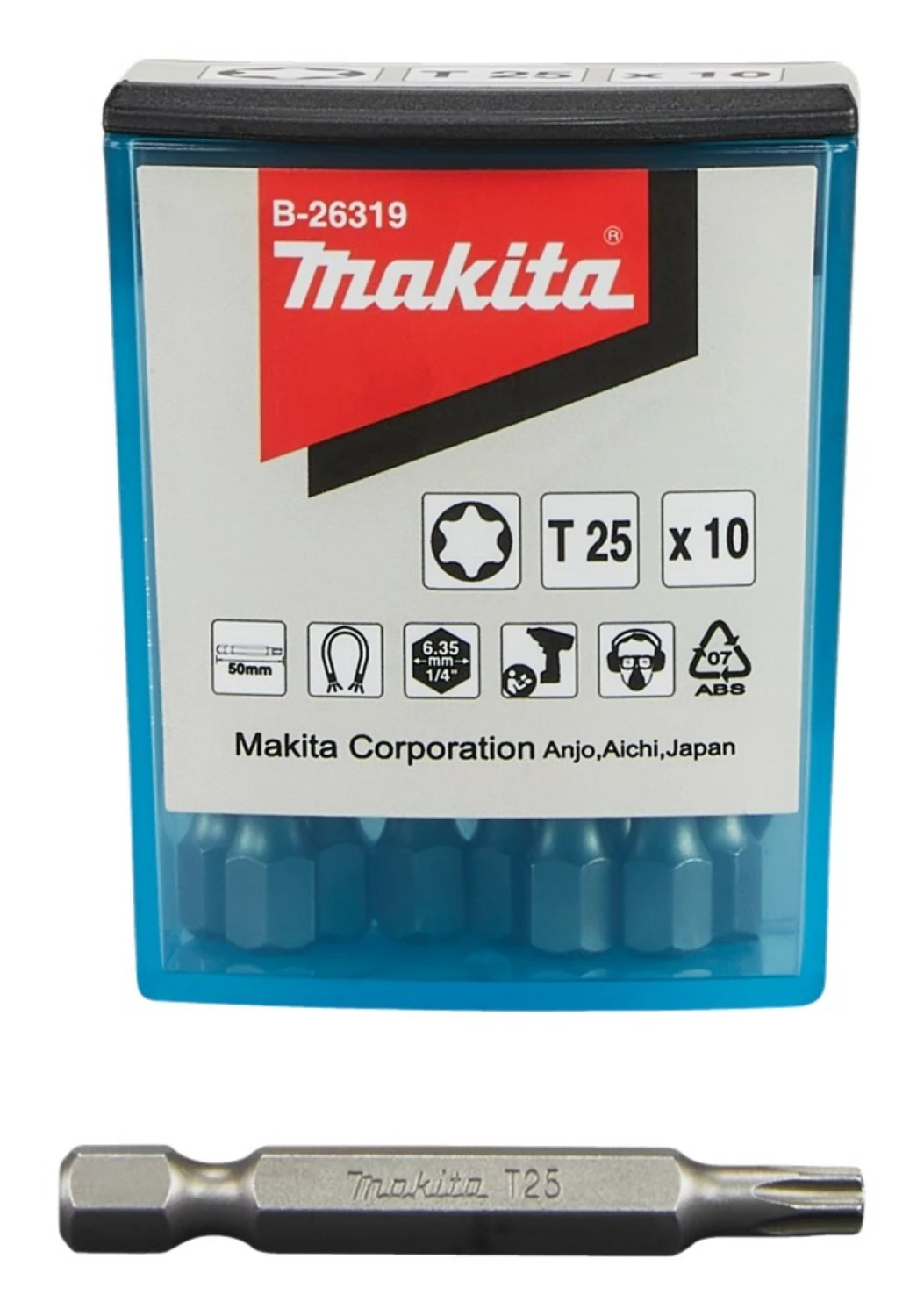 Makita B-26319 Schroefbit - T25x50mm (10st)