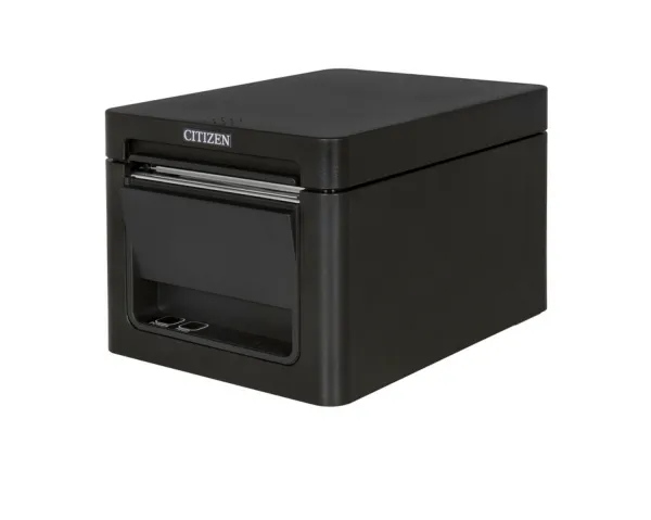 Citizen CT-E651 - Kvitteringsprinter - direkte termisk - Rulle (8 cm) - 203 dpi - op til 300 mm/sek. - USB 2.0, USB 2.0 vært, Lightning - skærer - sort