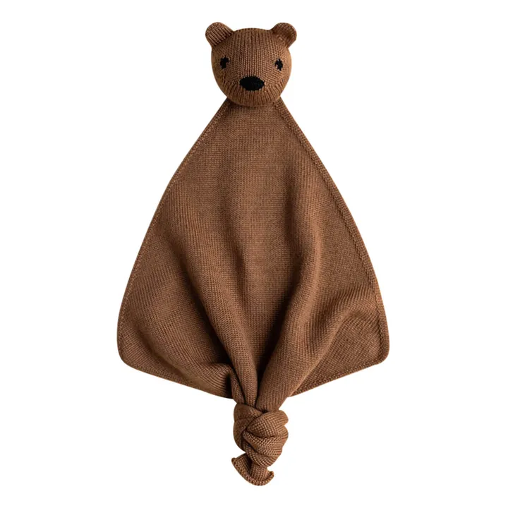 Hvid Doudou Teddy Tokki Laine Mérinos | Chocolat