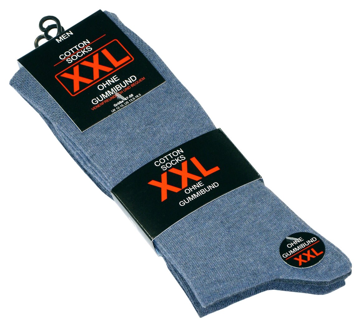 Cotton Prime® XXL Socken 3 Paar, in Übergröße
