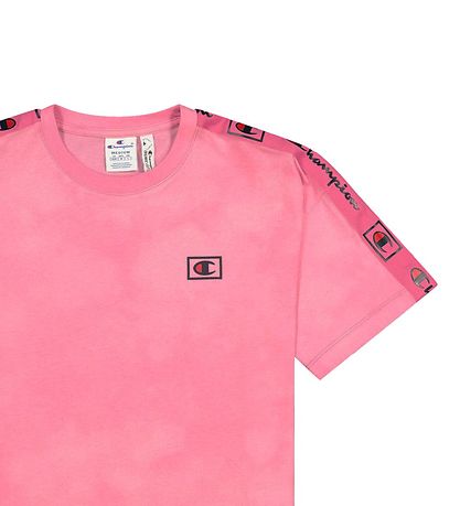 Champion Fashion T-Shirt - Pink m. Logo