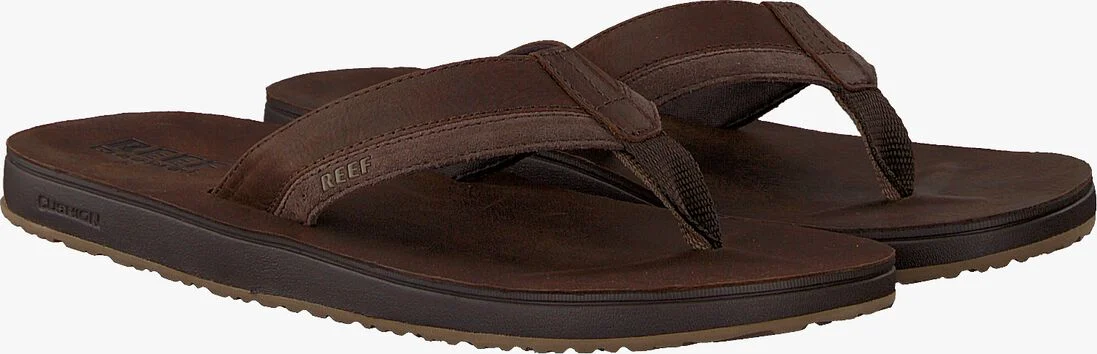 REEF bruine reef teenslippers contoured cushion