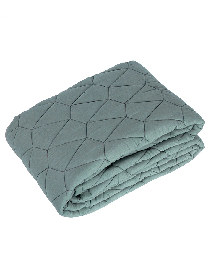 Krabbeldecke QUILTED (140x200) in mint