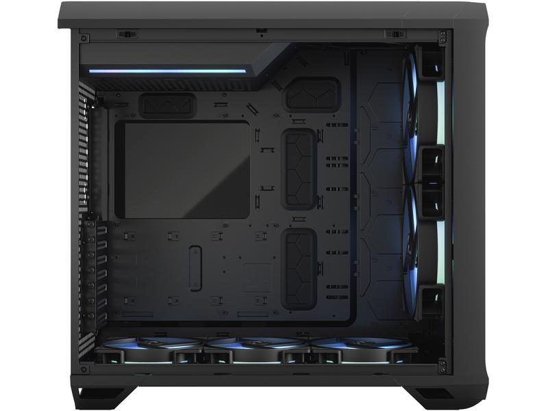Fractal Design PC-Gehäuse Torrent RGB TG Schwarz Elegantes, kompaktes Big-Tower mit Sichtfenster und RGB Beleuchtung