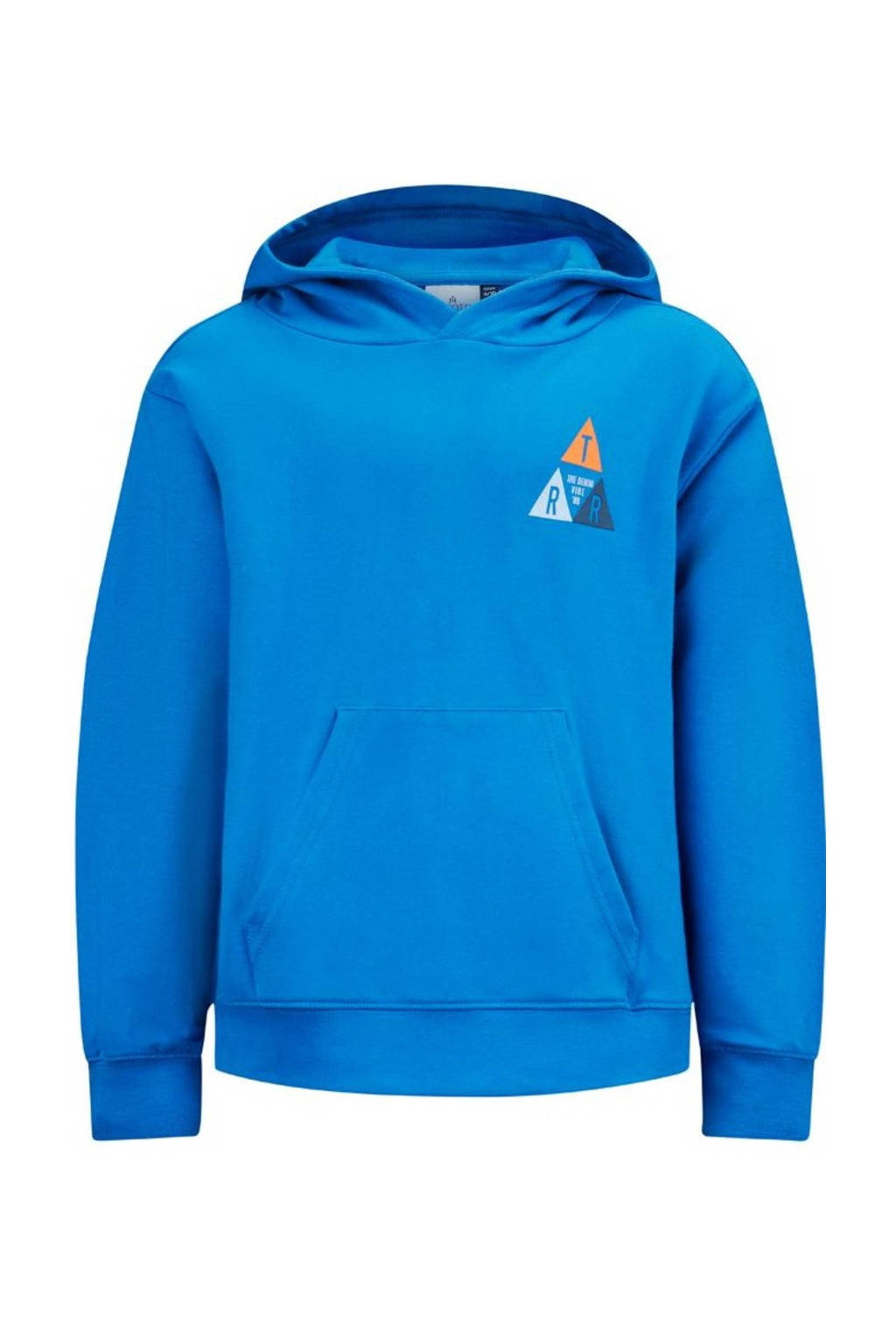 Retour Jeans hoodie Sammy met printopdruk hardblauw