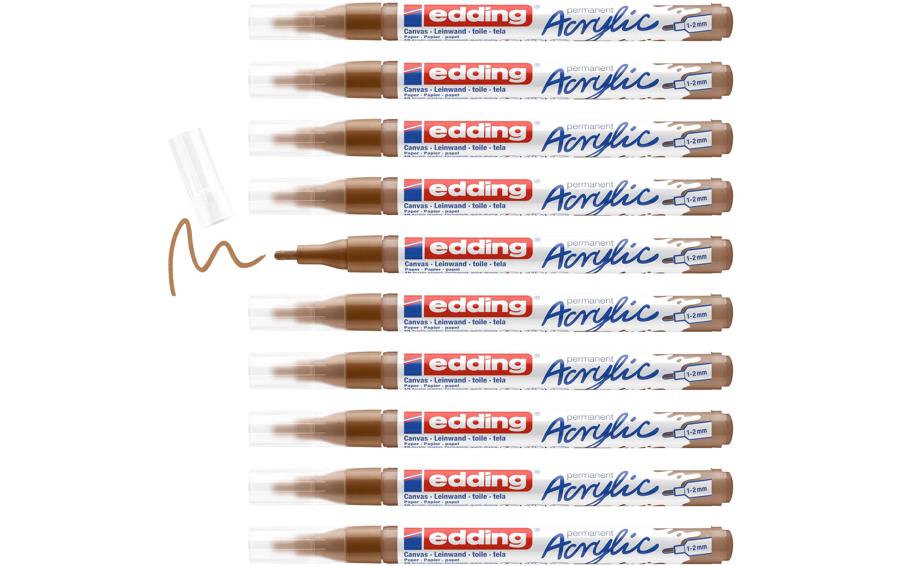 Acrylmarker 5300 Fein, BraunSchnelltrocknende Acrylstifte