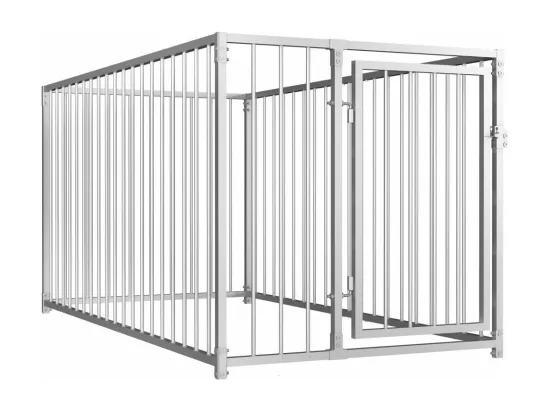 Chenil extérieur cage enclos 100 x 200 x 100 cm 02_0000338