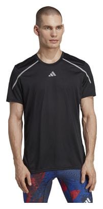 Maillot manches courtes adidas running Confident Run Noir