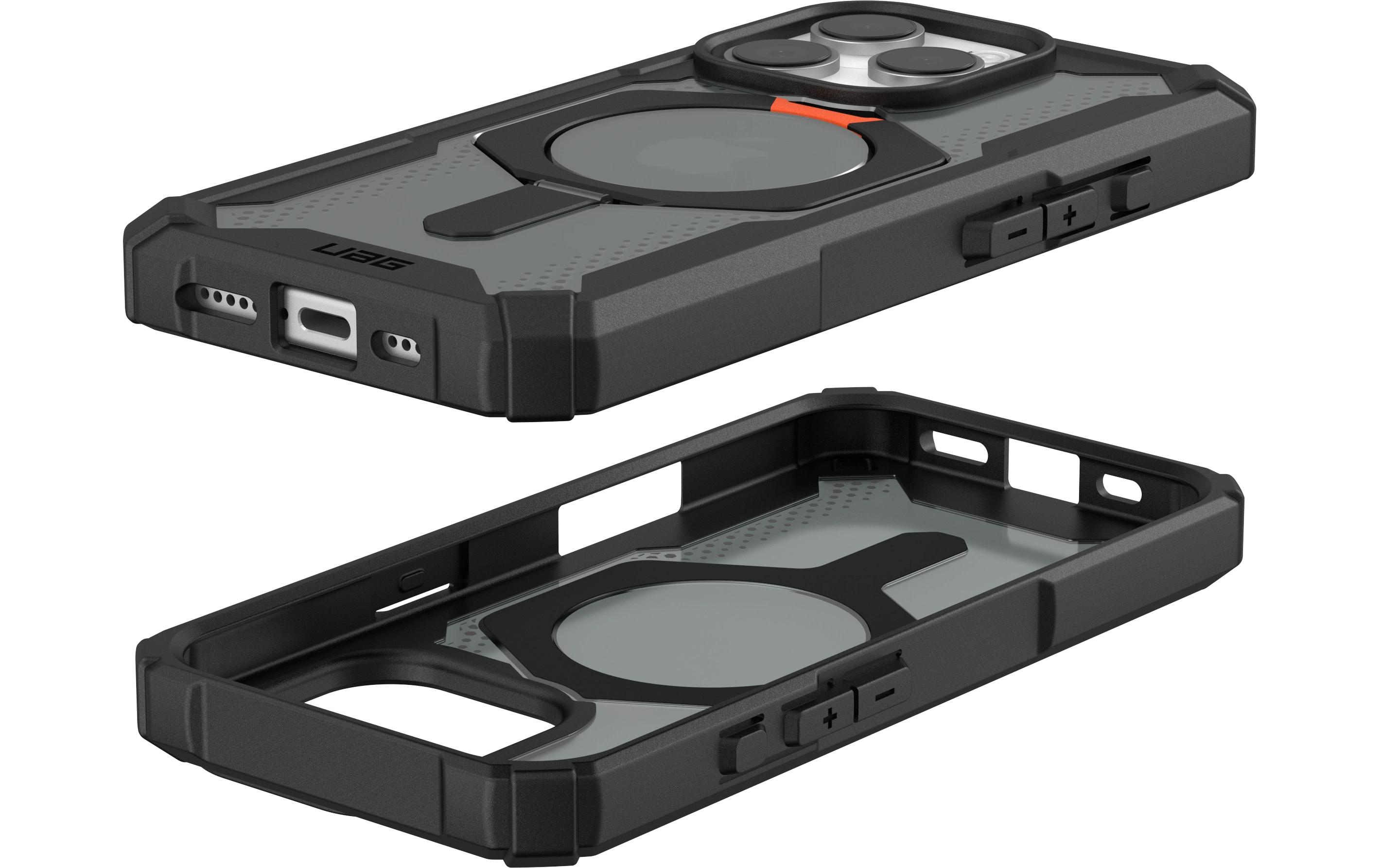 Back Cover Plasma XTE iPhone 16 Pro Black/OrangeSchutzhülle für das Apple iPhone 16 Pro