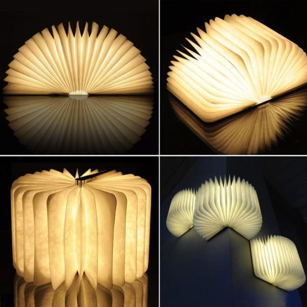 Bok LED-lampe / Book Lamp - (Tre)