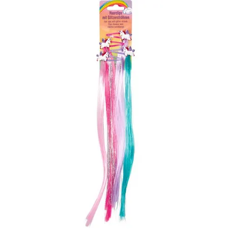 Die Spiegelburg Haarclips mit Glitzersträhnen - Einhorn-Paradies