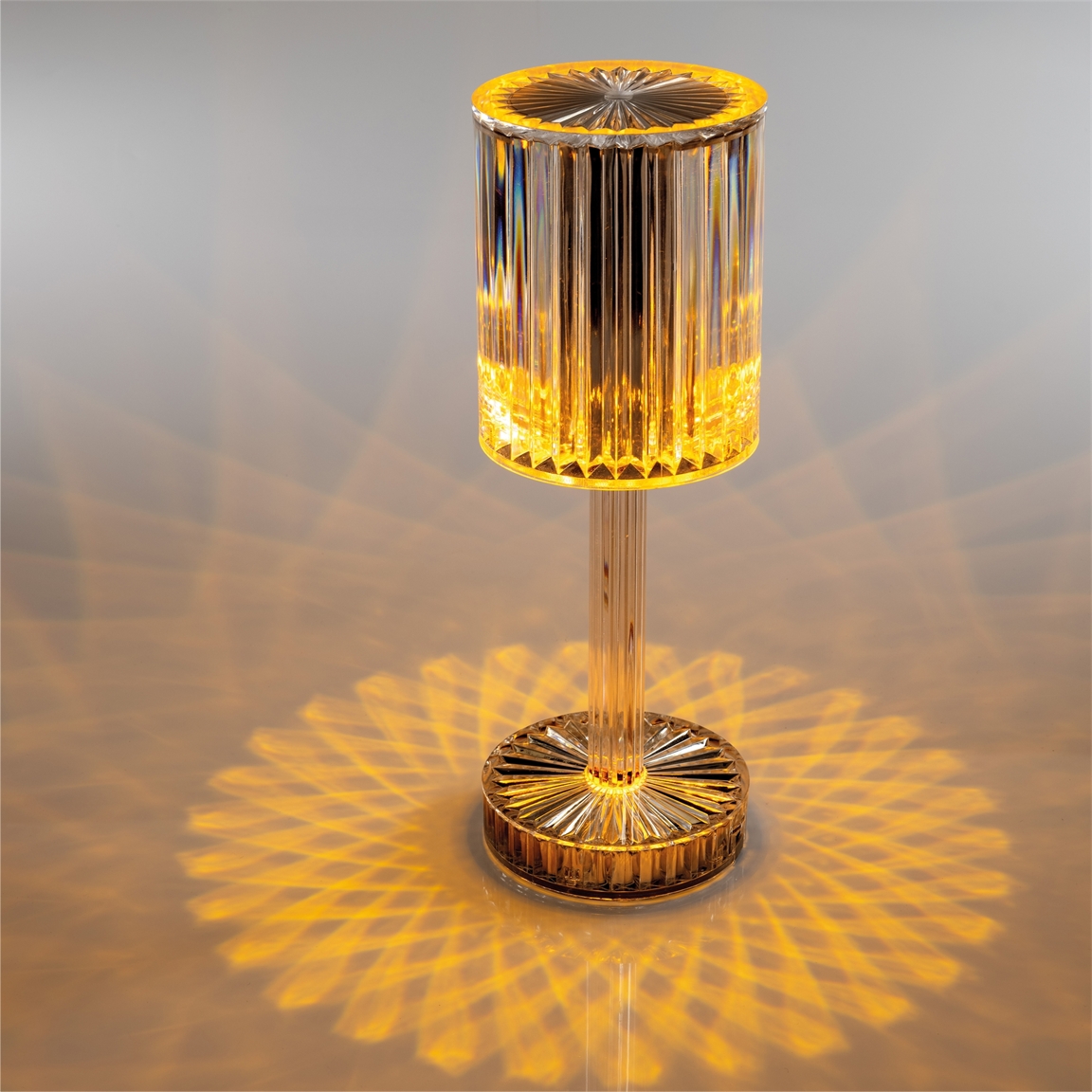 Lampe touch crystaline