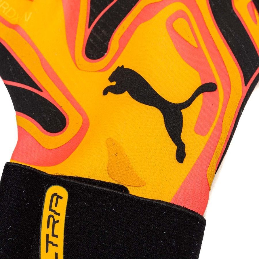 PUMA Gants de Gardien Ultra Ultimate Hybrid Forever Faster - Sun Stream/Crépuscule/Noir