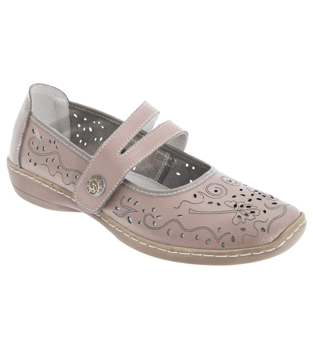 Boulevard - Mary Jane - Femme (Beige) - UTDF413