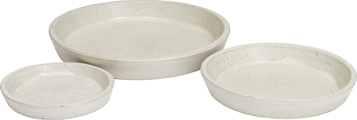 Intratuin plantenschaal Sefa wit D 28 H 4,5 cm