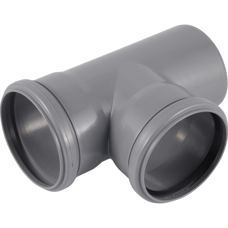 PP T-stuk 87° 110/110mm