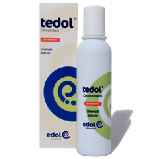 Tedol, 20 mg/g-200mL x 1 champô frasco