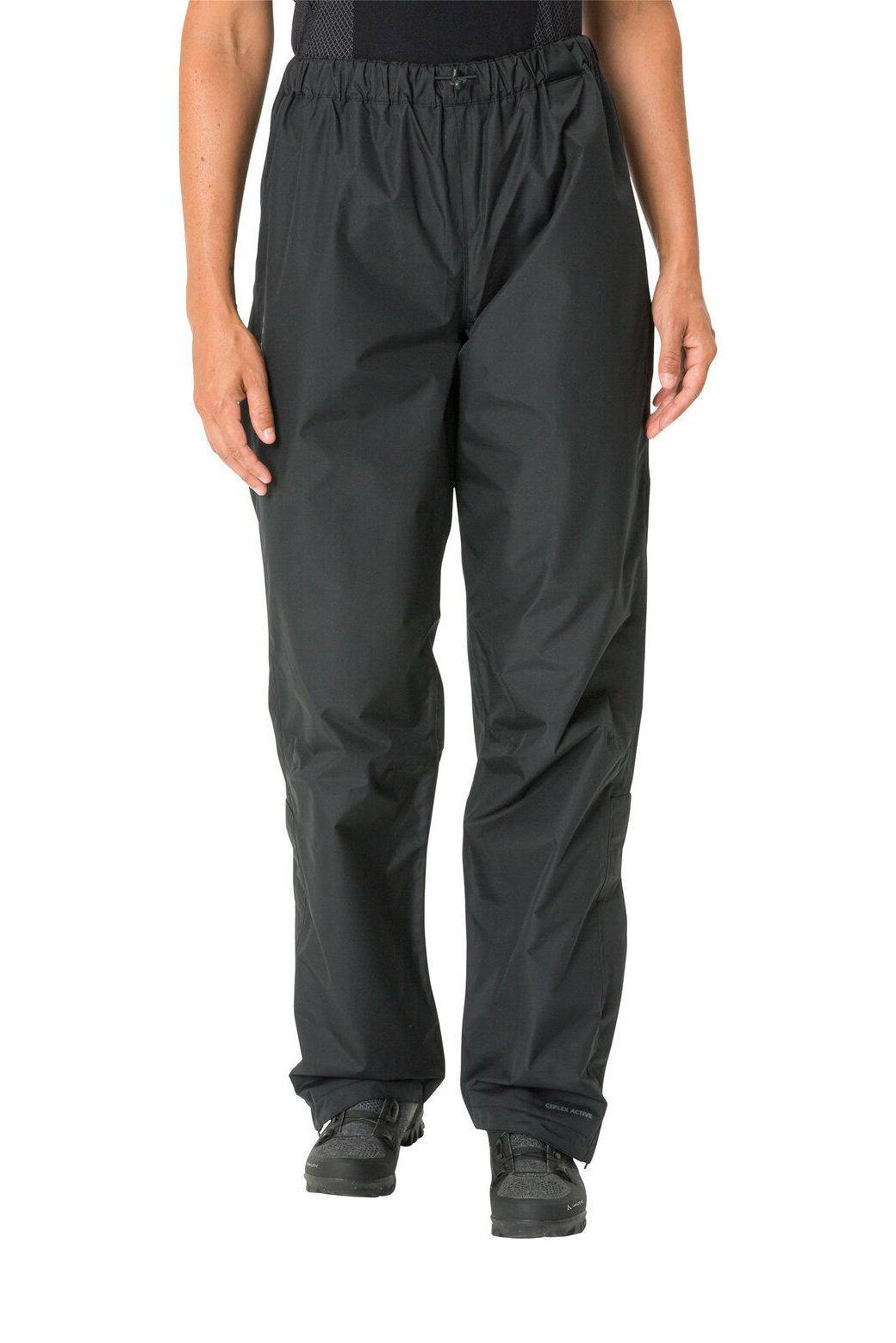 VAUDE regenbroek Fluid zwart