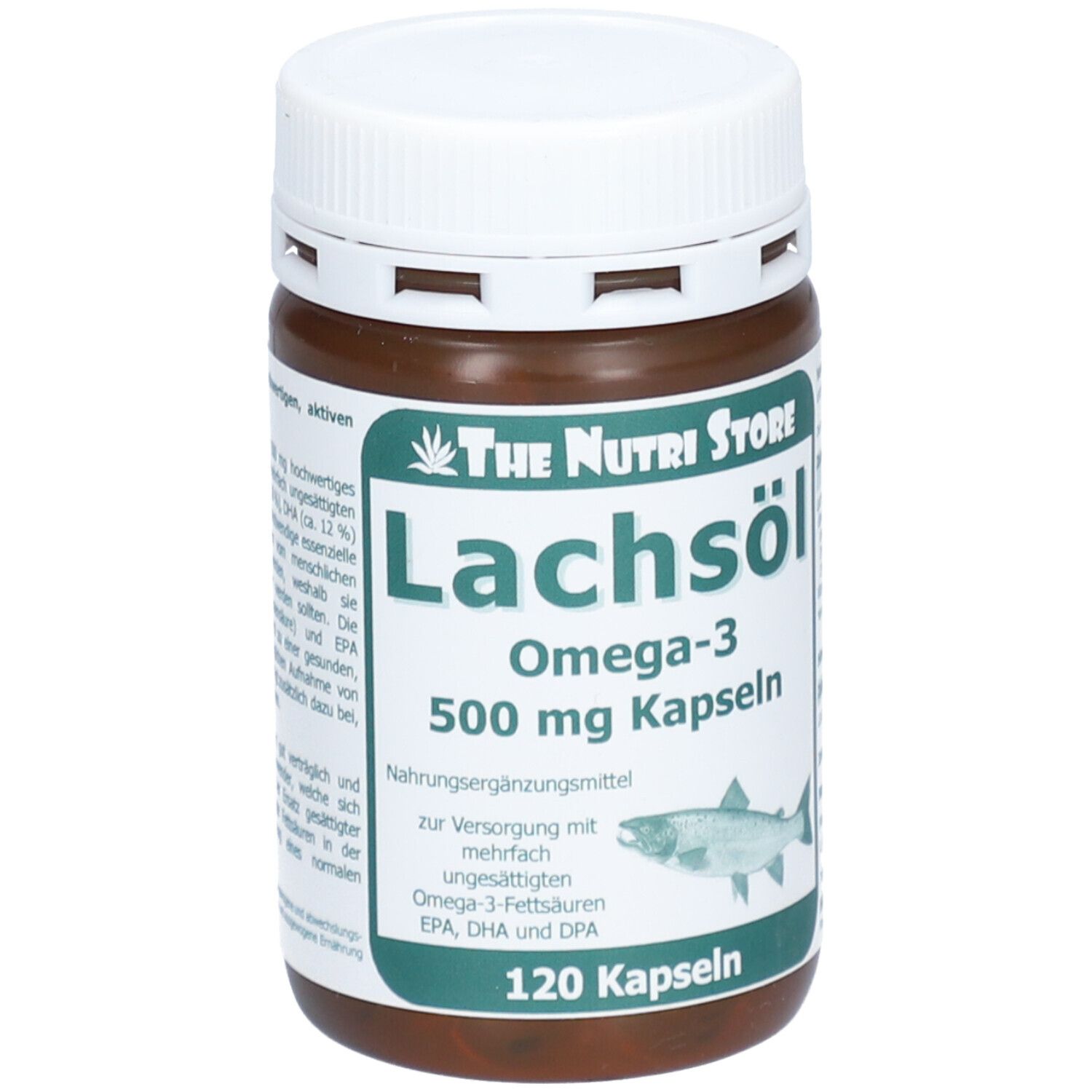 Lachsöl Omega-3 500 mg Kapseln