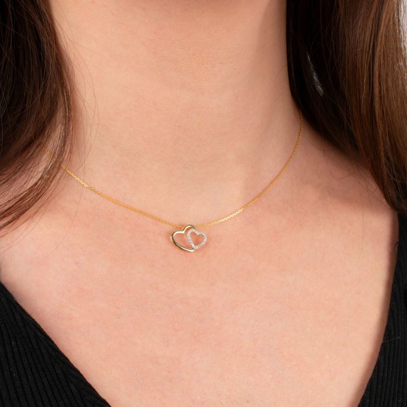 Pendentif coeurs 
