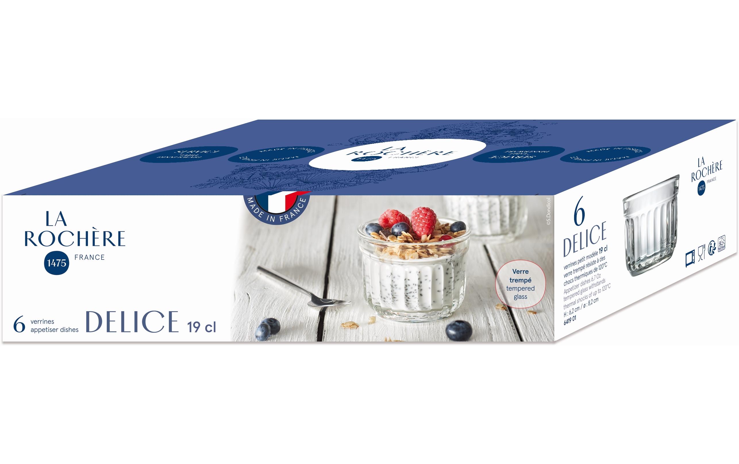 Dessert-Schale Delice 170 ml, 6 Stück, TransparentSchälchen Set