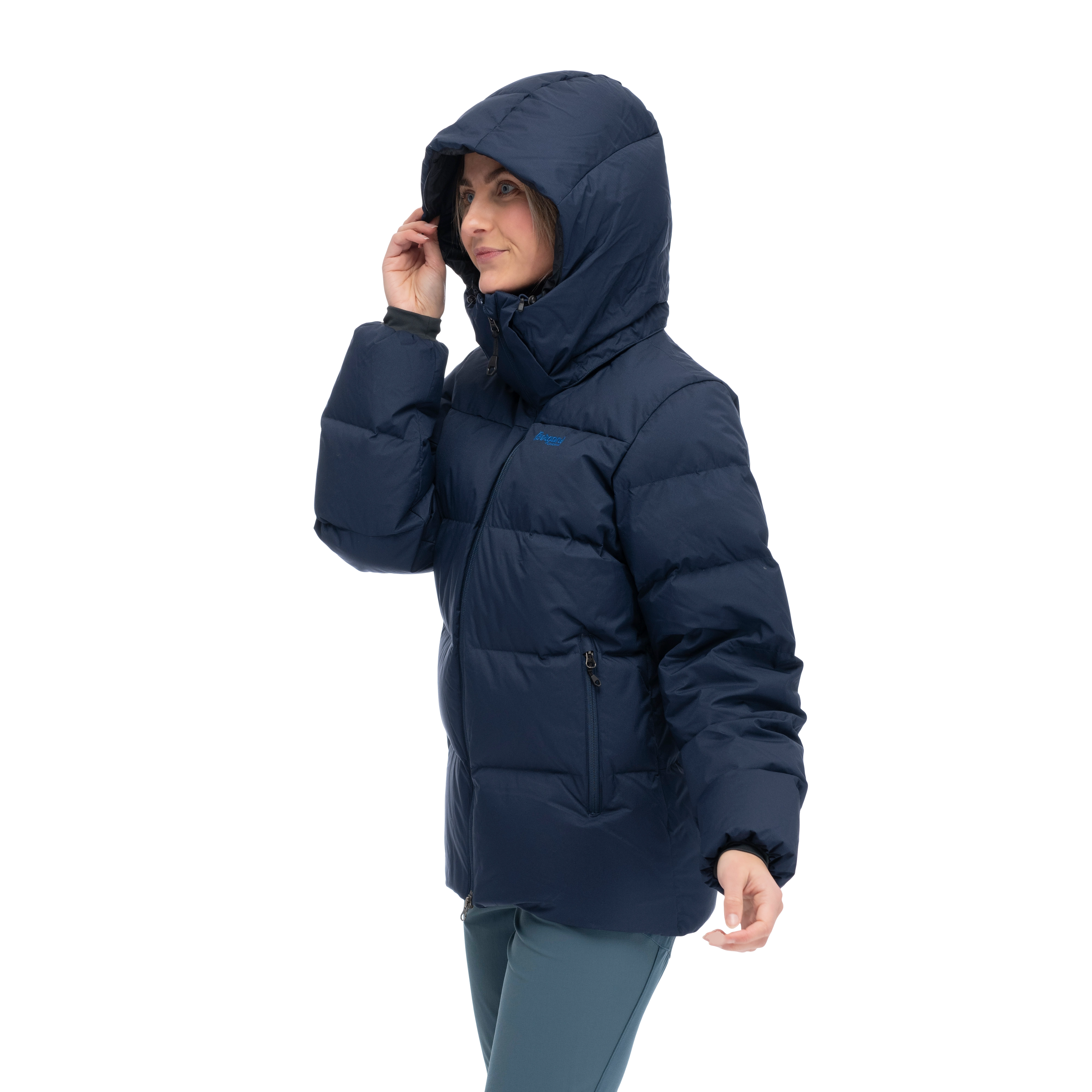 Lava Warm Down Jacket w/Hood Women Navy