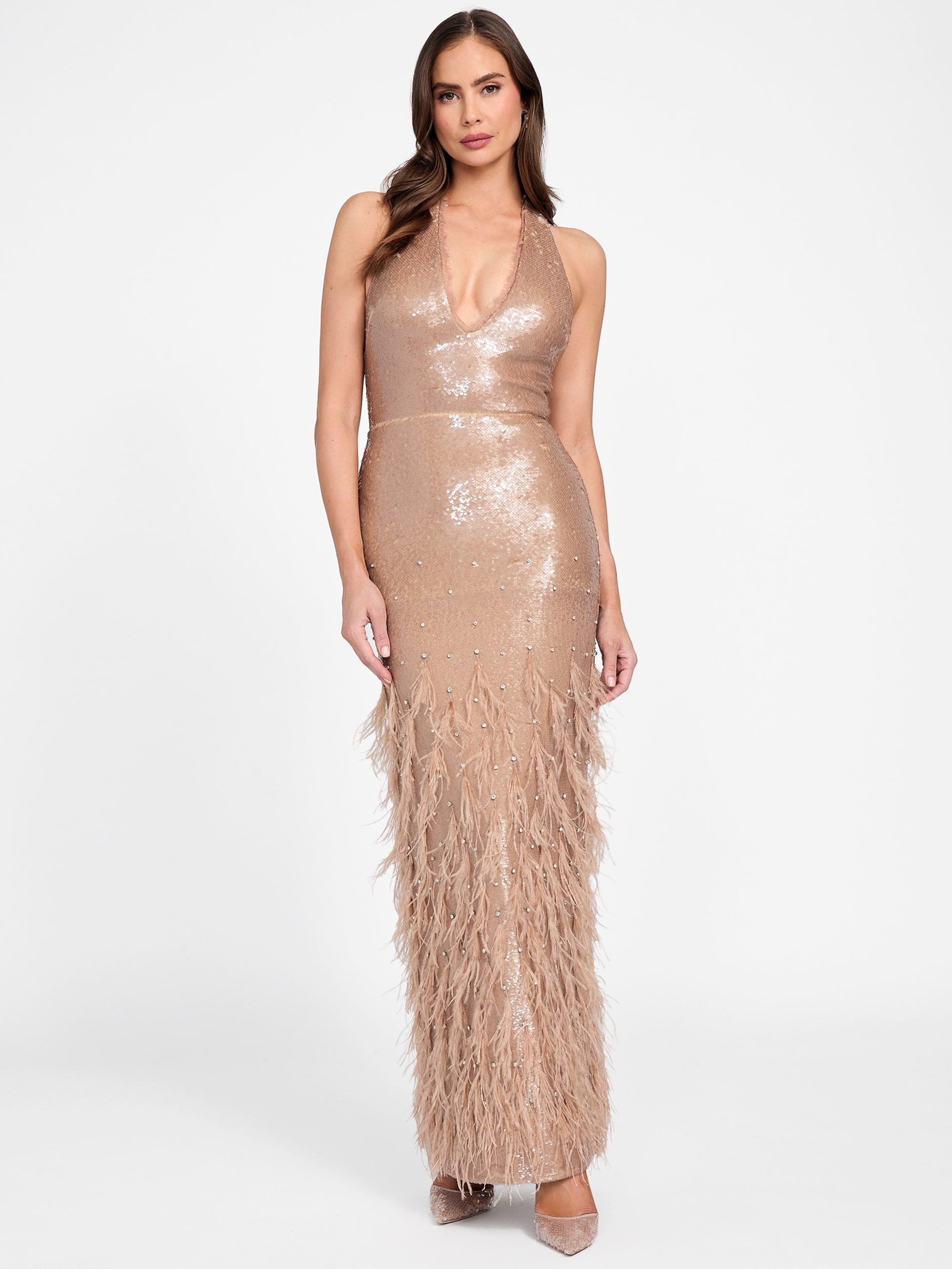 Vestido de penas Raya