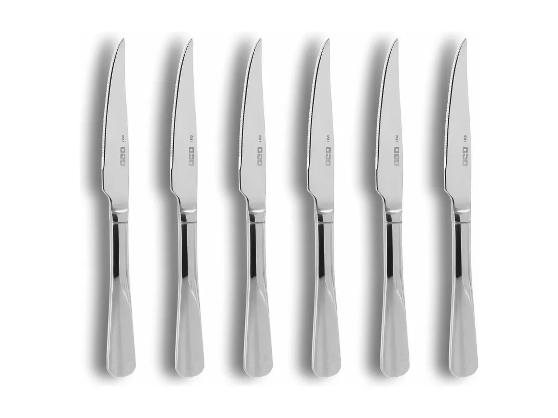 Ogo Living - Lot 6 Couteaux A Steak Ares 20.5cm En Acier Inoxydable