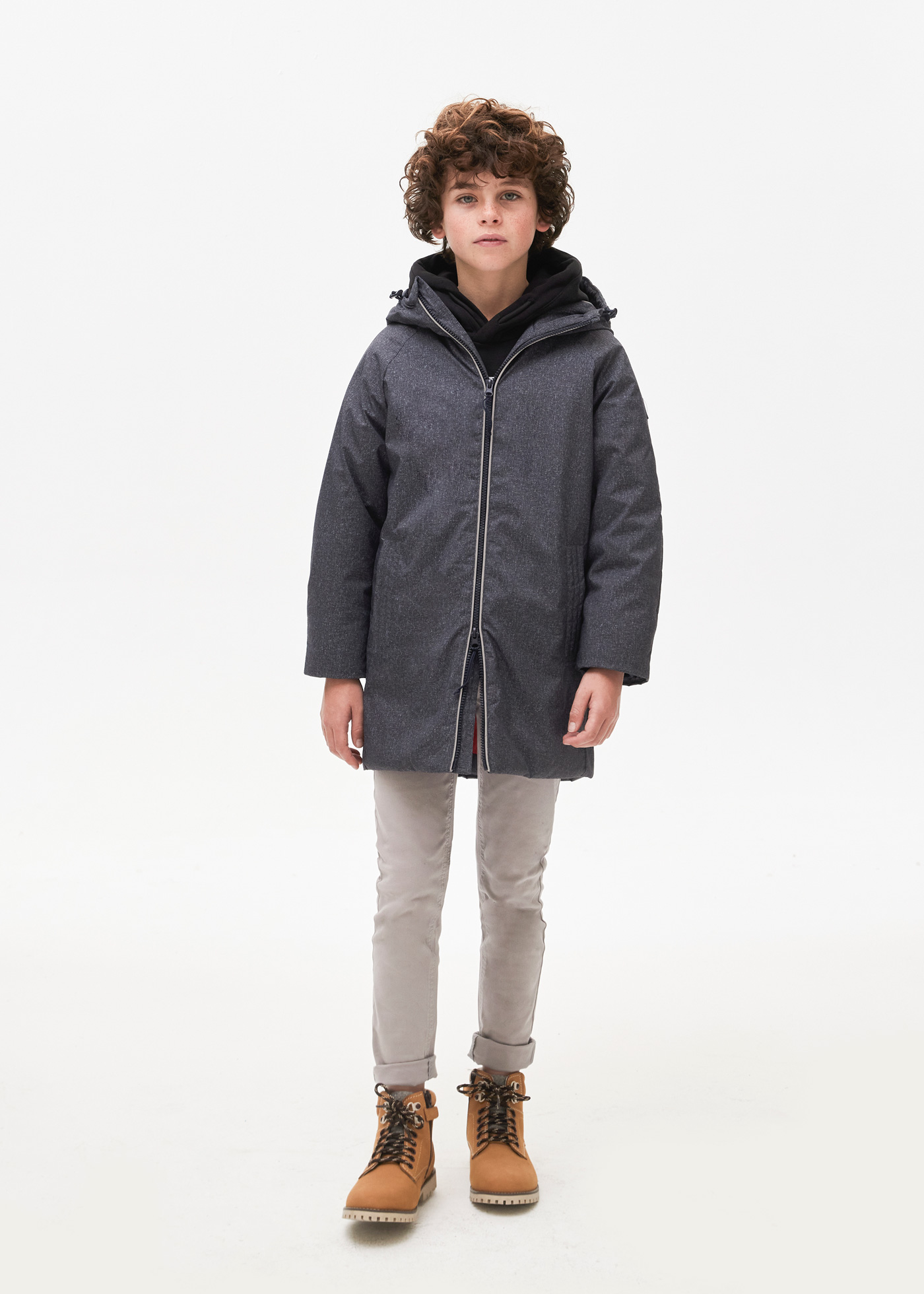 Jaqueta parka infantil