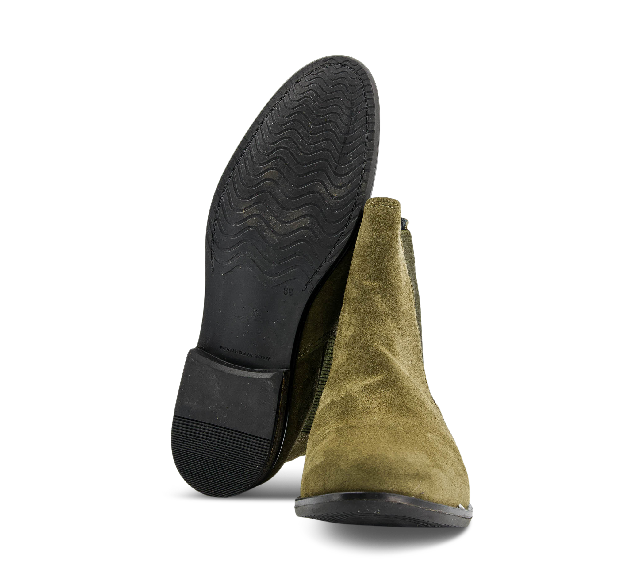 1874 by Walder Chelsea Boots grün