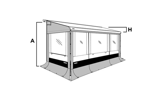 Thule Residence G3 Seitenwand-Set für Omnistor 6200 / 6002