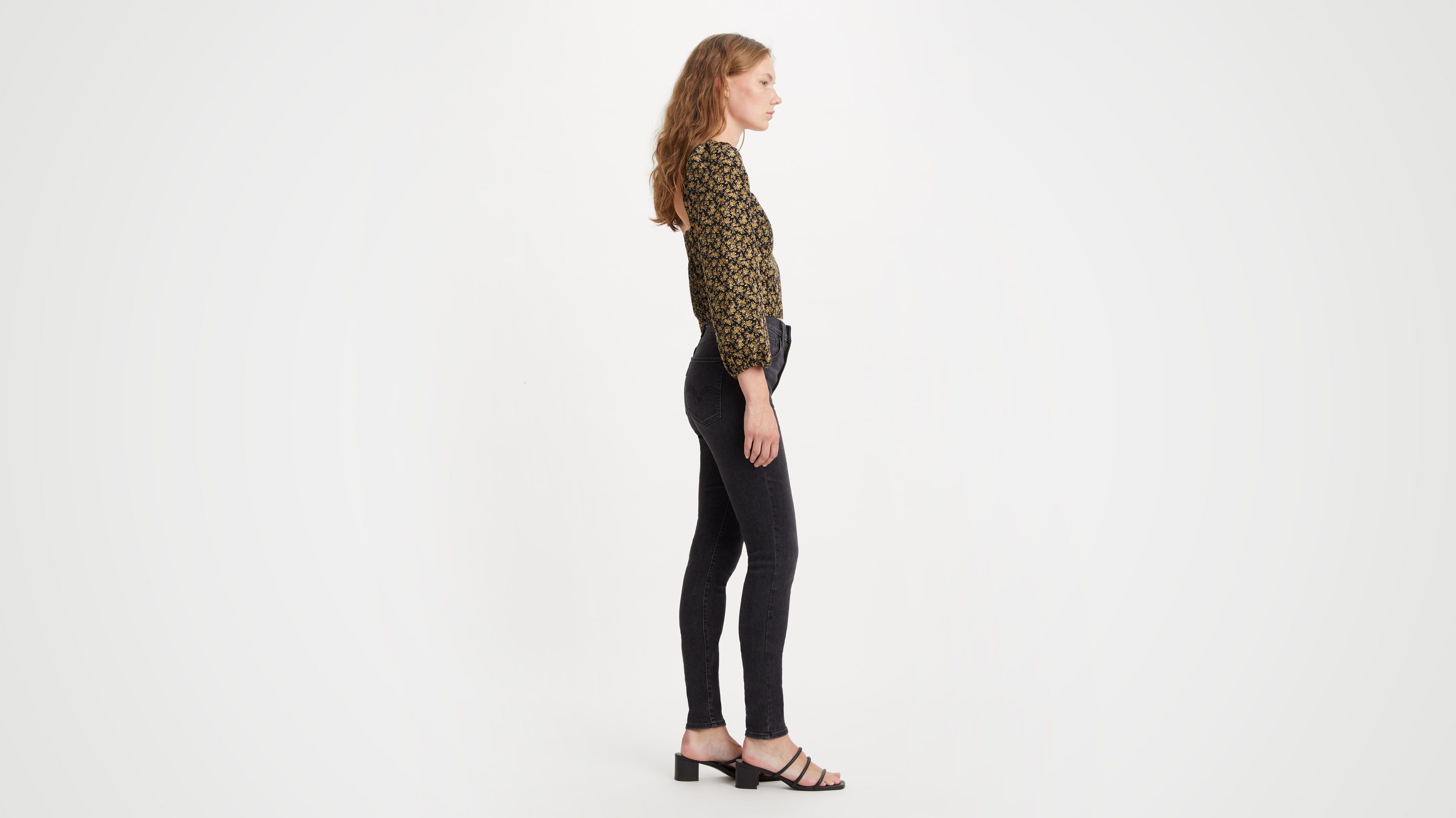 Jean Mile High Super Skinny - Black Ground - Noir