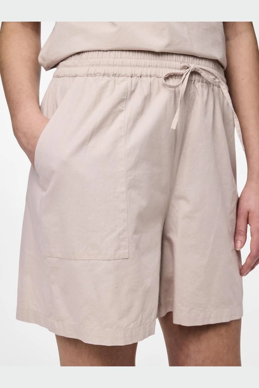 Pieces Pckarson Shorts 4506114 silver gray