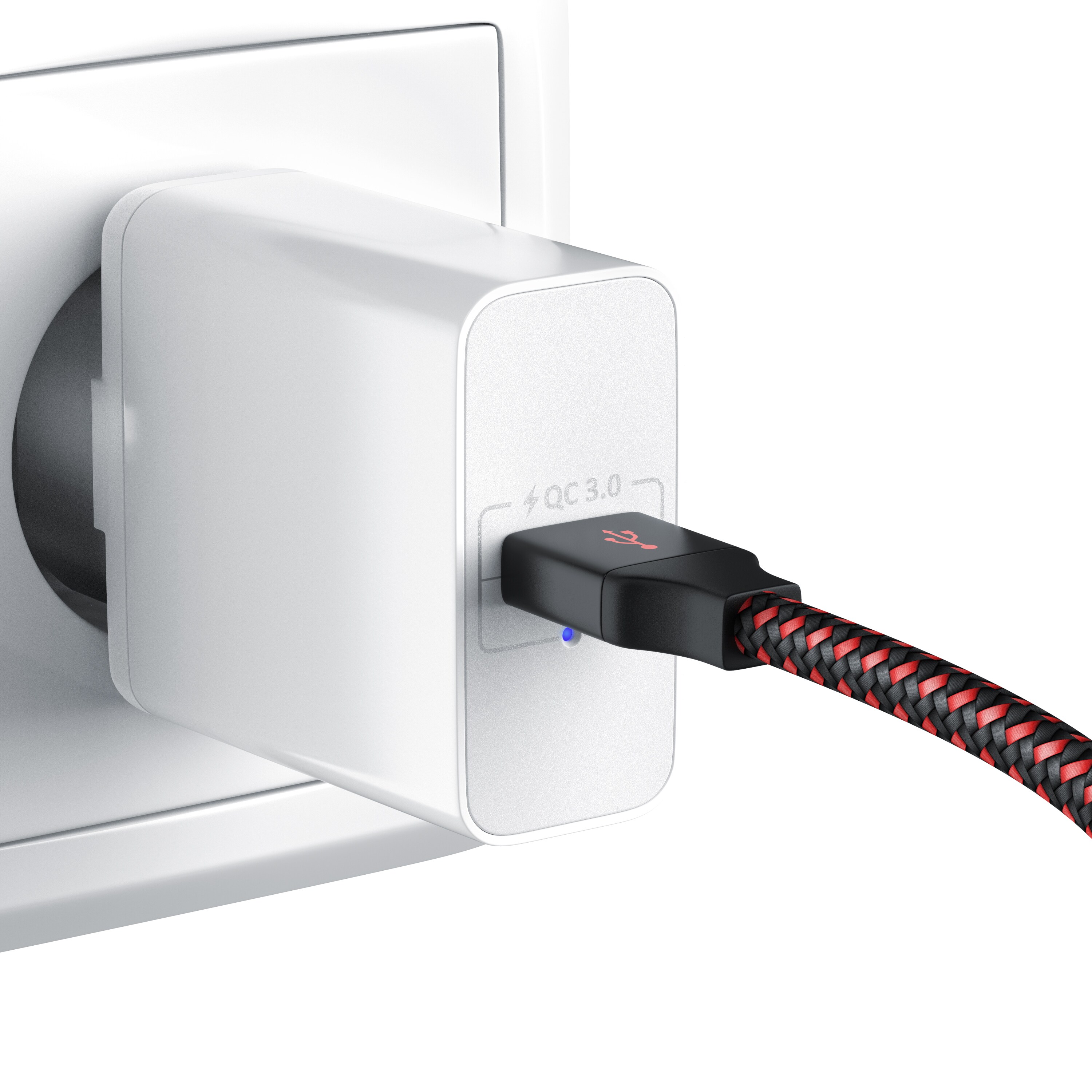 Aplic USB Ladegerät mit Schnellladefunktion - Netzteil mit Quick Charge 3.0 - Smart Charge Solid Charge Laden - für Handys, Smartphones, Tablets UVM.