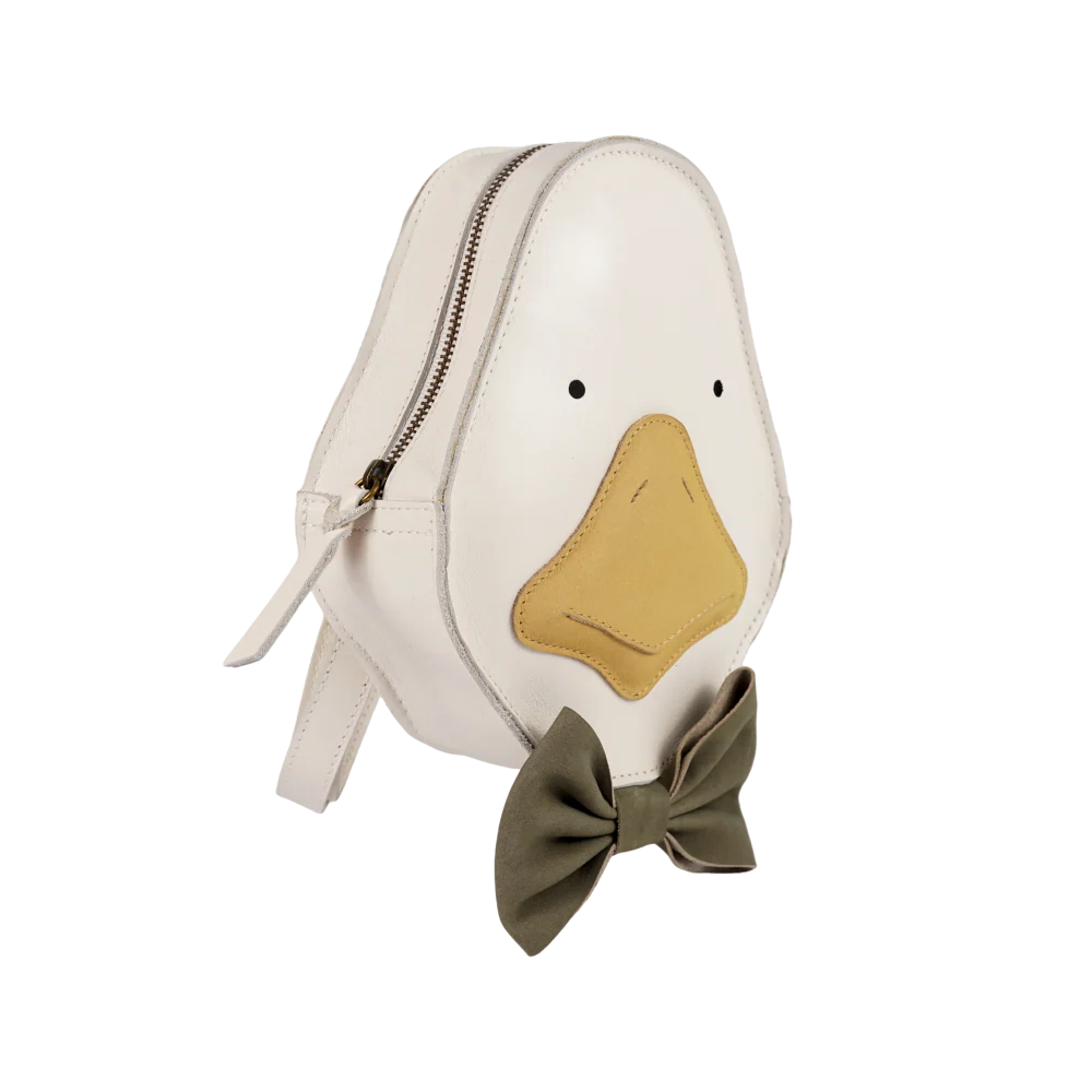 Stanzen Backpack | Goose | Off White Leather