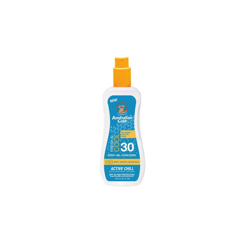 Australian Gold - Active Chill Sunscreen Spray Gel SPF 30 237 ml - Solcreme