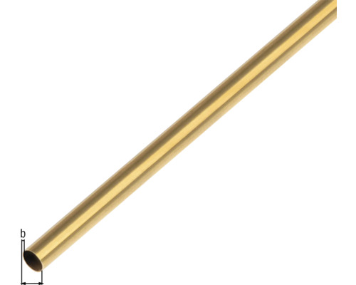 Ronde messing buis Ø 2 mm, 1 m