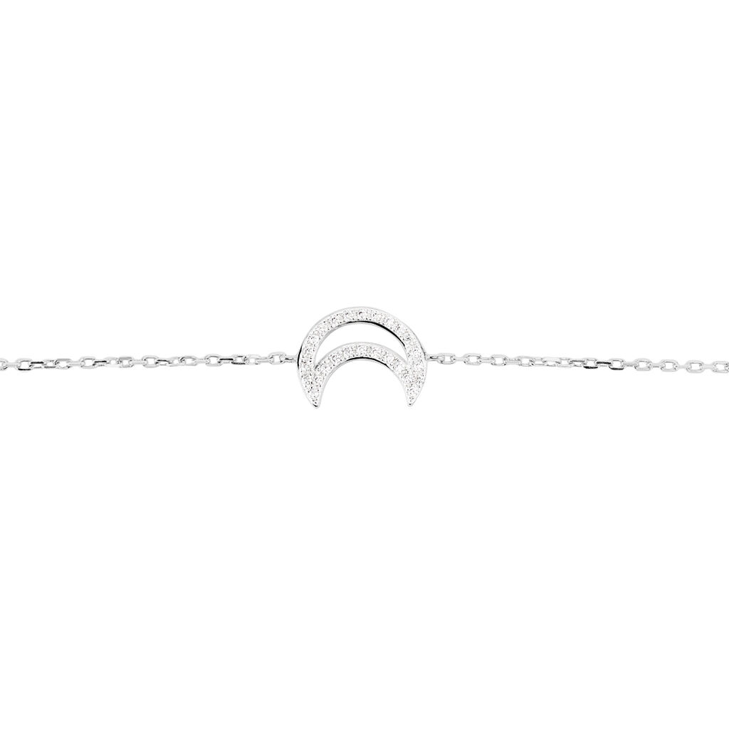 Bracelet Aisha Argent Blanc Oxyde De Zirconium