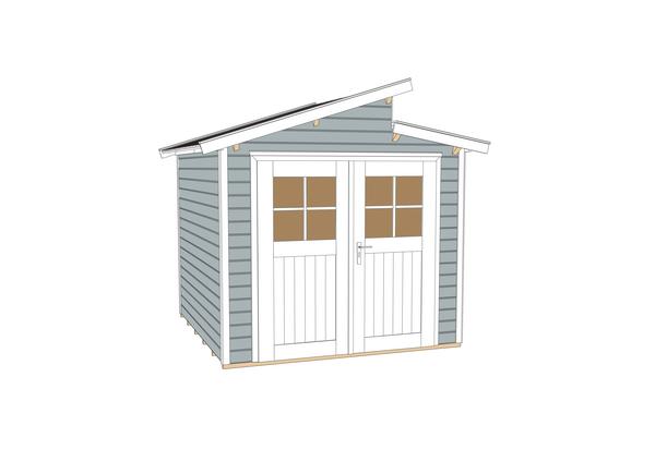 Weka Gartenhaus 226 Gr.1, ca. B237/H252/T231