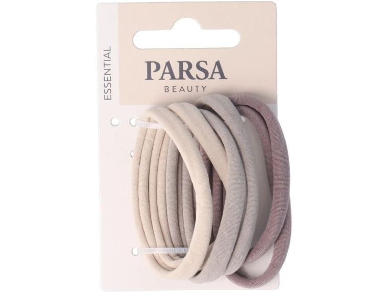 Parsa Beauty Haargummi Italiener Mehrfarbig 6 Stück Sanfte, starke und vielseitige Haargummis