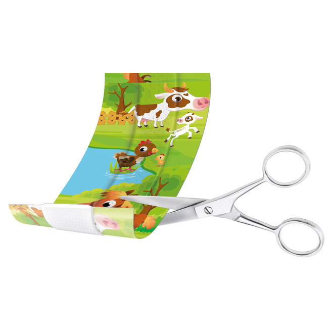 Lifemed® - Kinderpflaster - Farmtiere - ca. 0,5 m x 6 cm