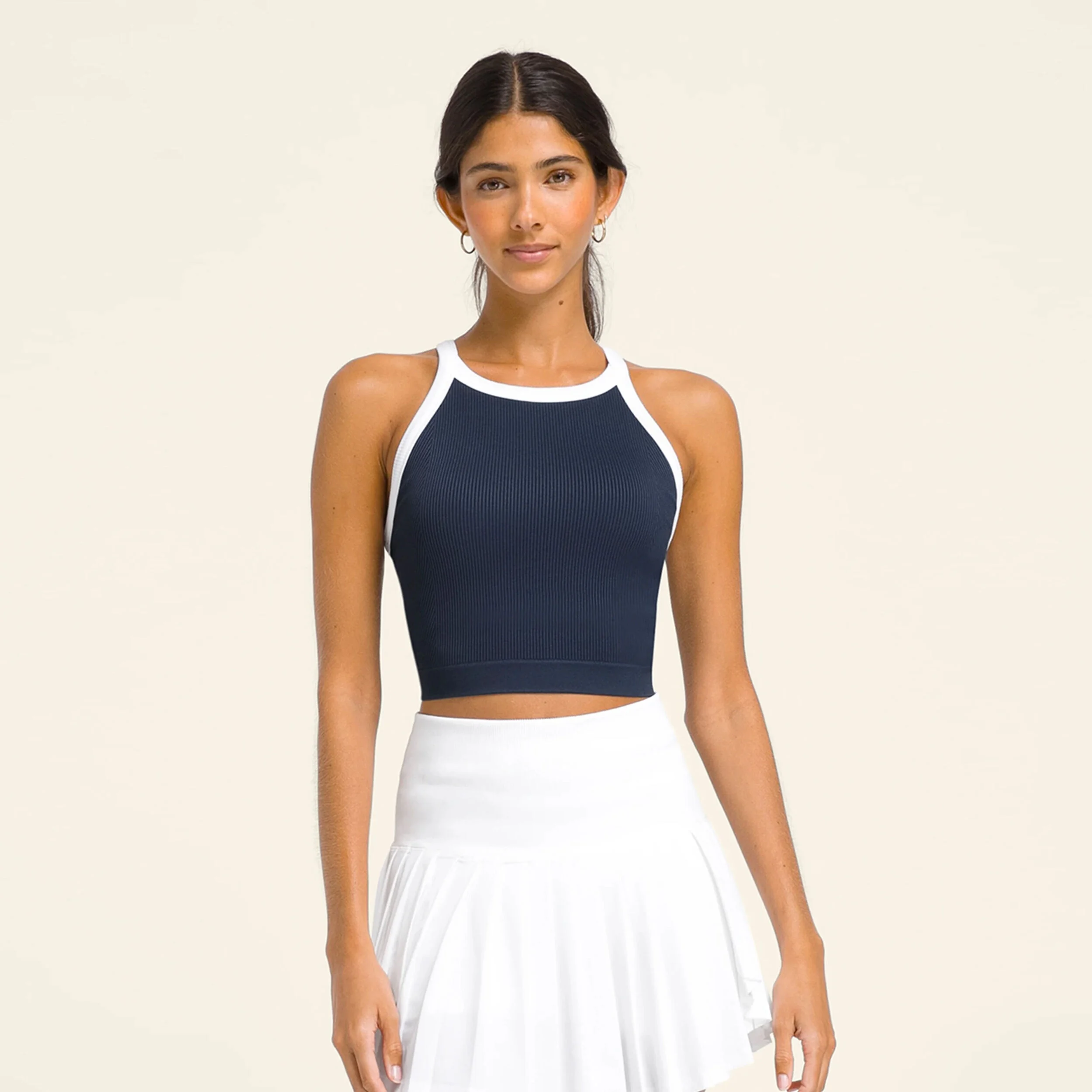 Wilson On The Daily Brami Débardeur Tank Top Femmes - Bleu Foncé