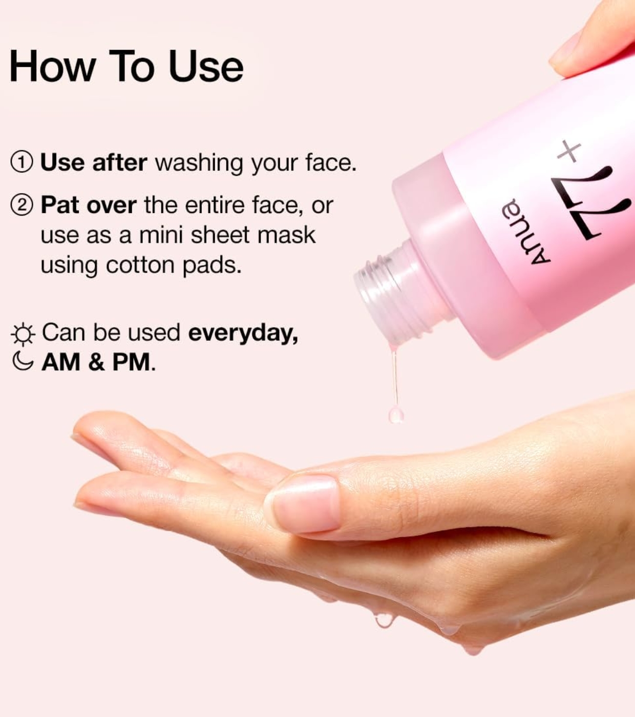 Anua - Tônico Facial Iluminador Peach 77 Niacin Essence