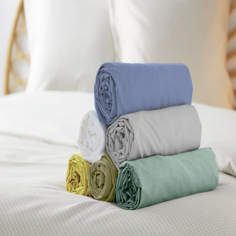 Drap housse jersey 140x190cm 2 personnes - 3 coloris