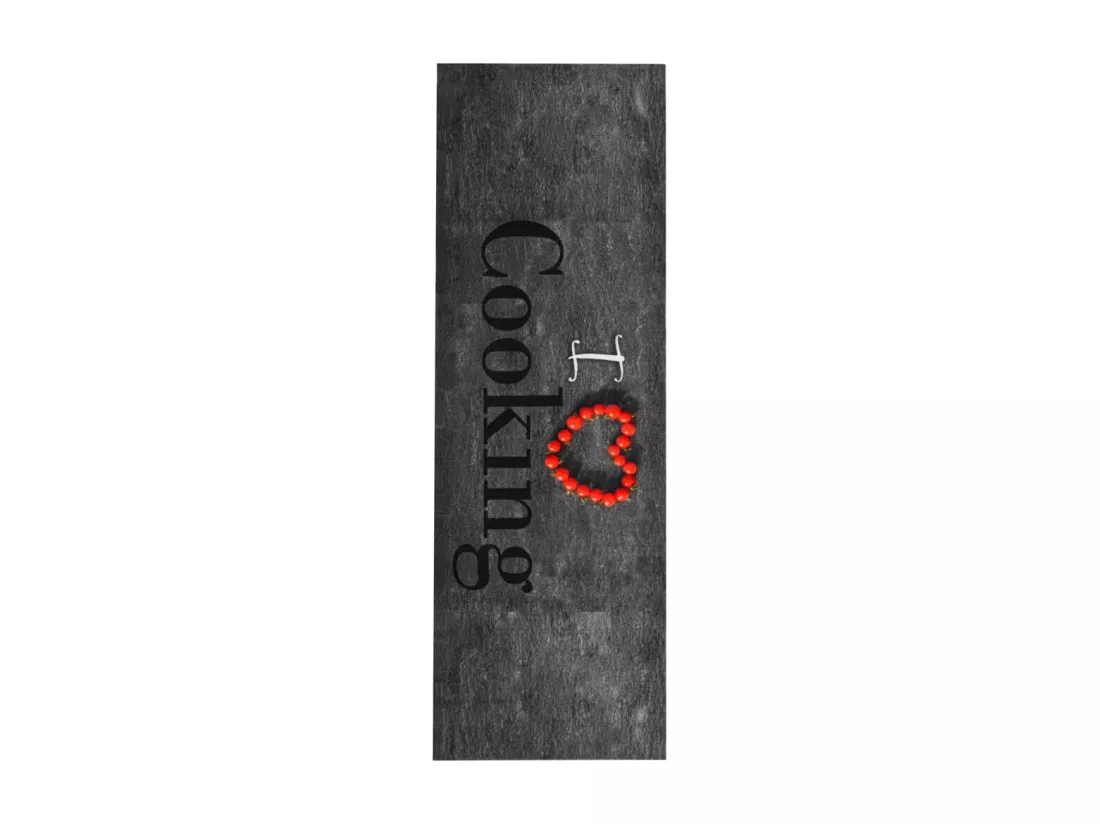 Tapis de sol de cuisine lavable Cooking 45x150 cm