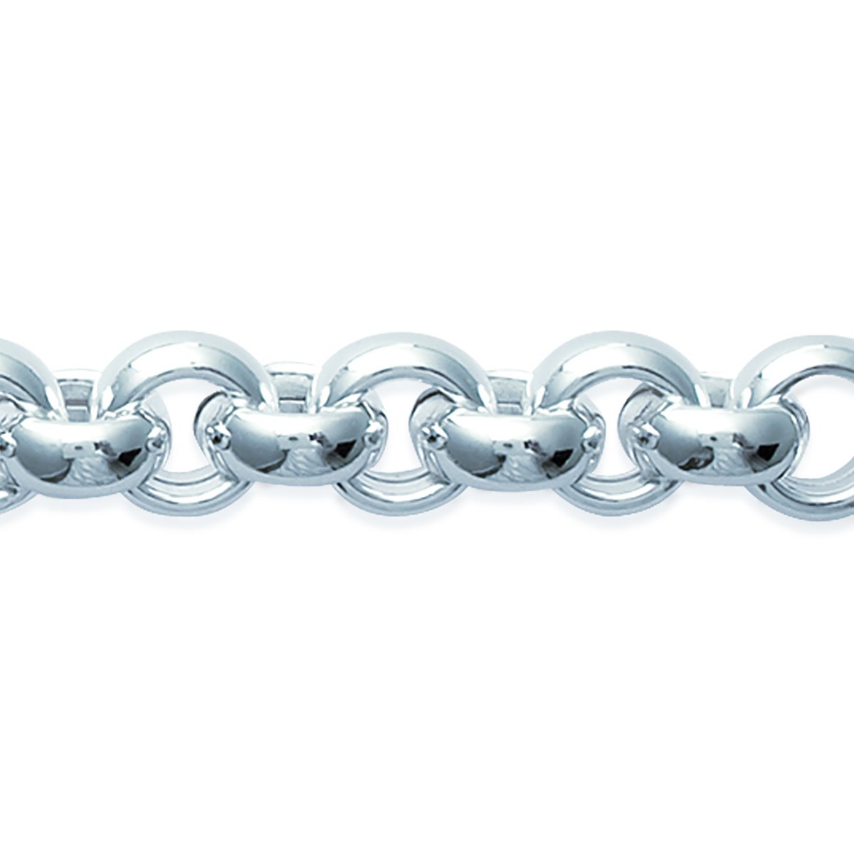 Bracelet Brillaxis maille jaseron argent massif