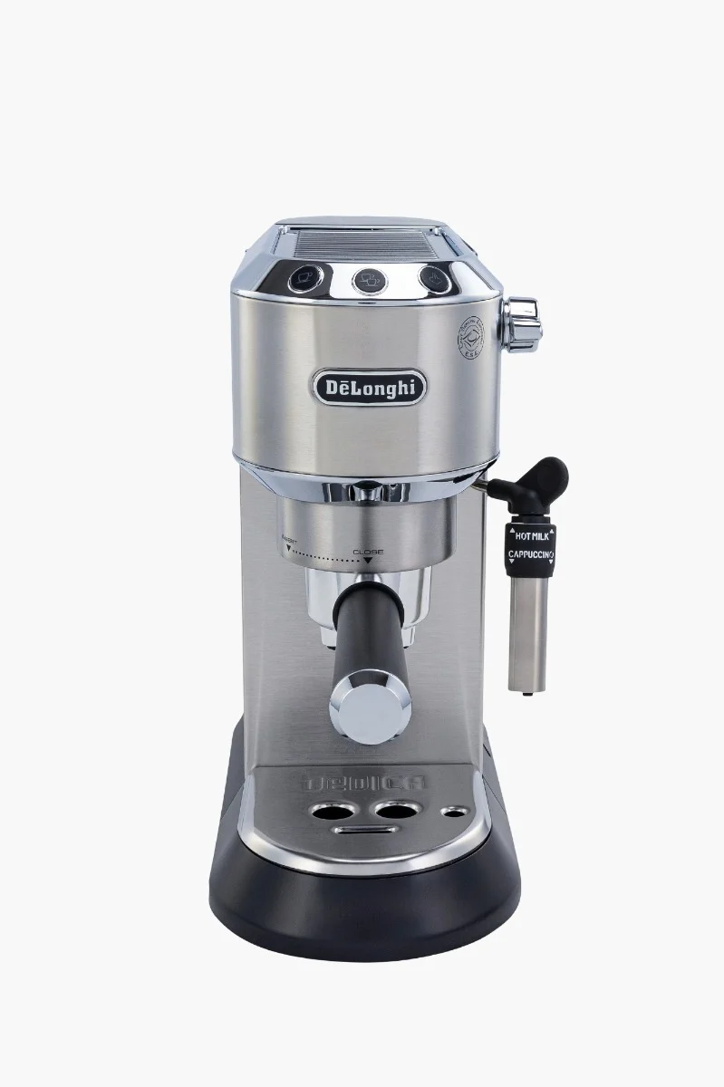 DeLonghi Dedica EC 685 Siebträgermaschine, Silber/Edelstahl
