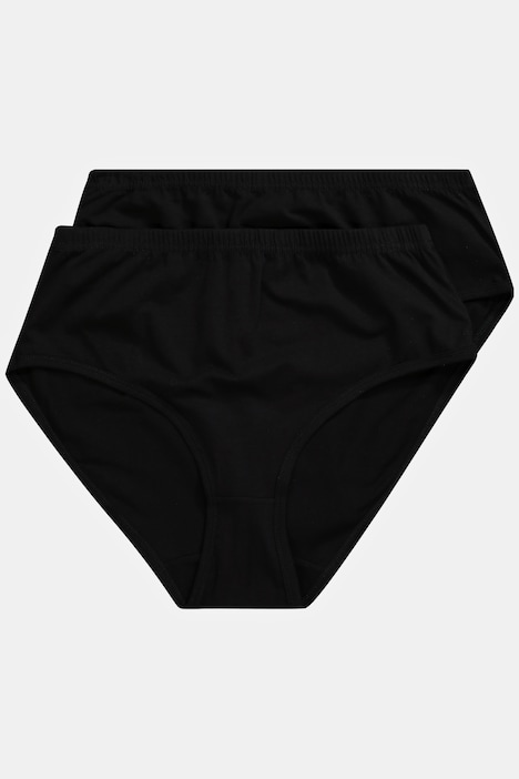 Slips, 2er-Pack, uni, Biobaumwolle