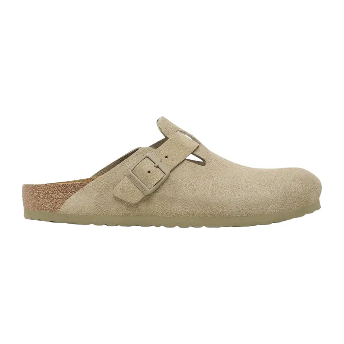 Birkenstock Boston Suède Slippers Senior